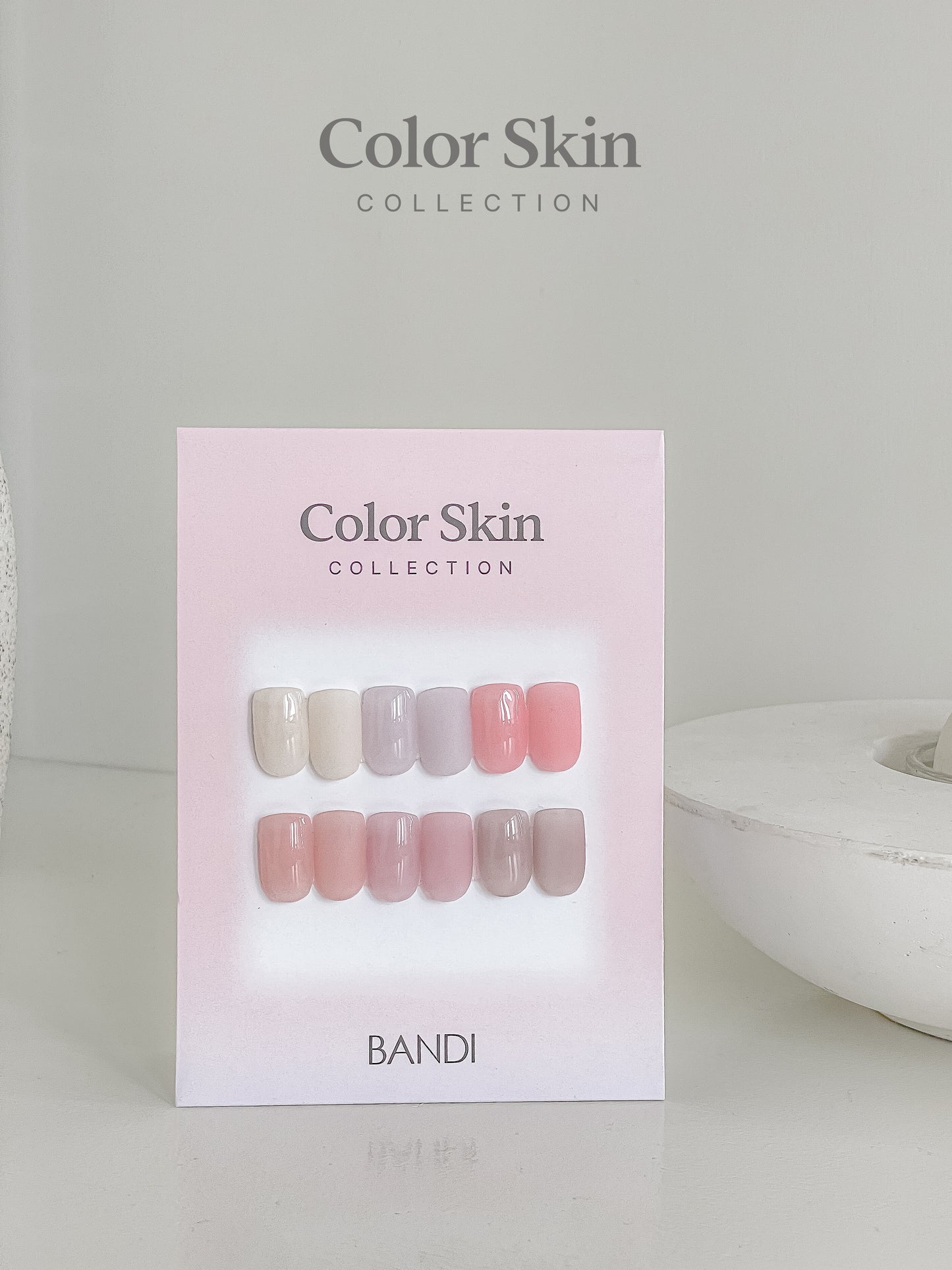 BANDI COLOR SKIN GEL NO.19 gél lakk - ROSY MAUVE