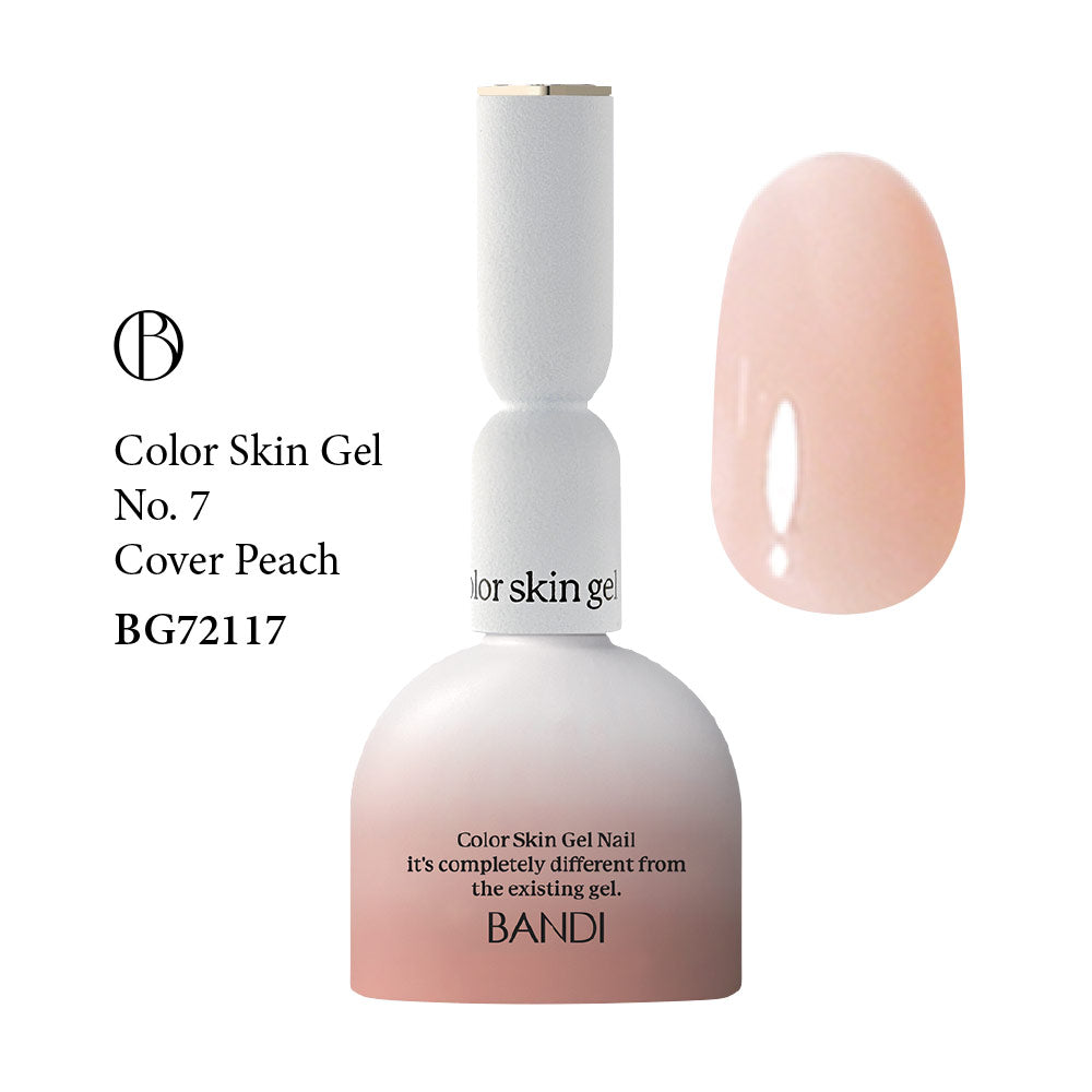 BANDI COLOR SKIN GEL NO.7 gél lakk - COVER PEACH
