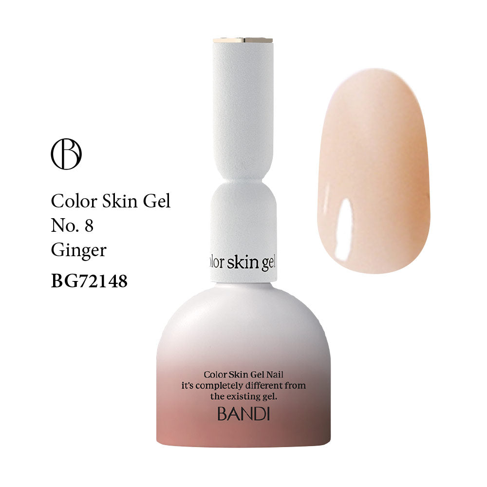 BANDI COLOR SKIN GEL NO.8 gél lakk - GiNGER