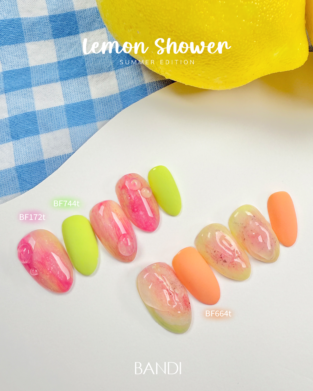 LEMON SHOWER gél lakk kollekció