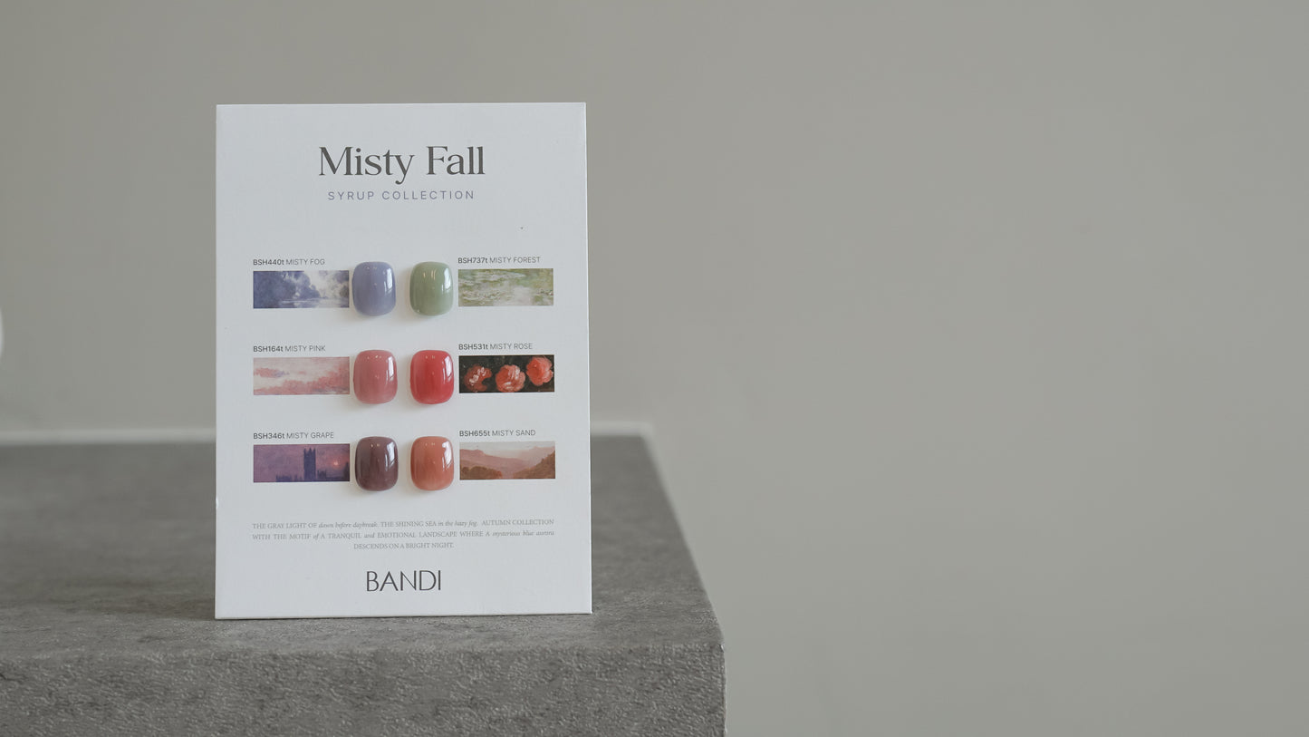 MISTY FALL- Syrup gél lakk kollekció