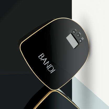 BANDI LED/UV POWER GEL LÁMPA (fekete/arany)
