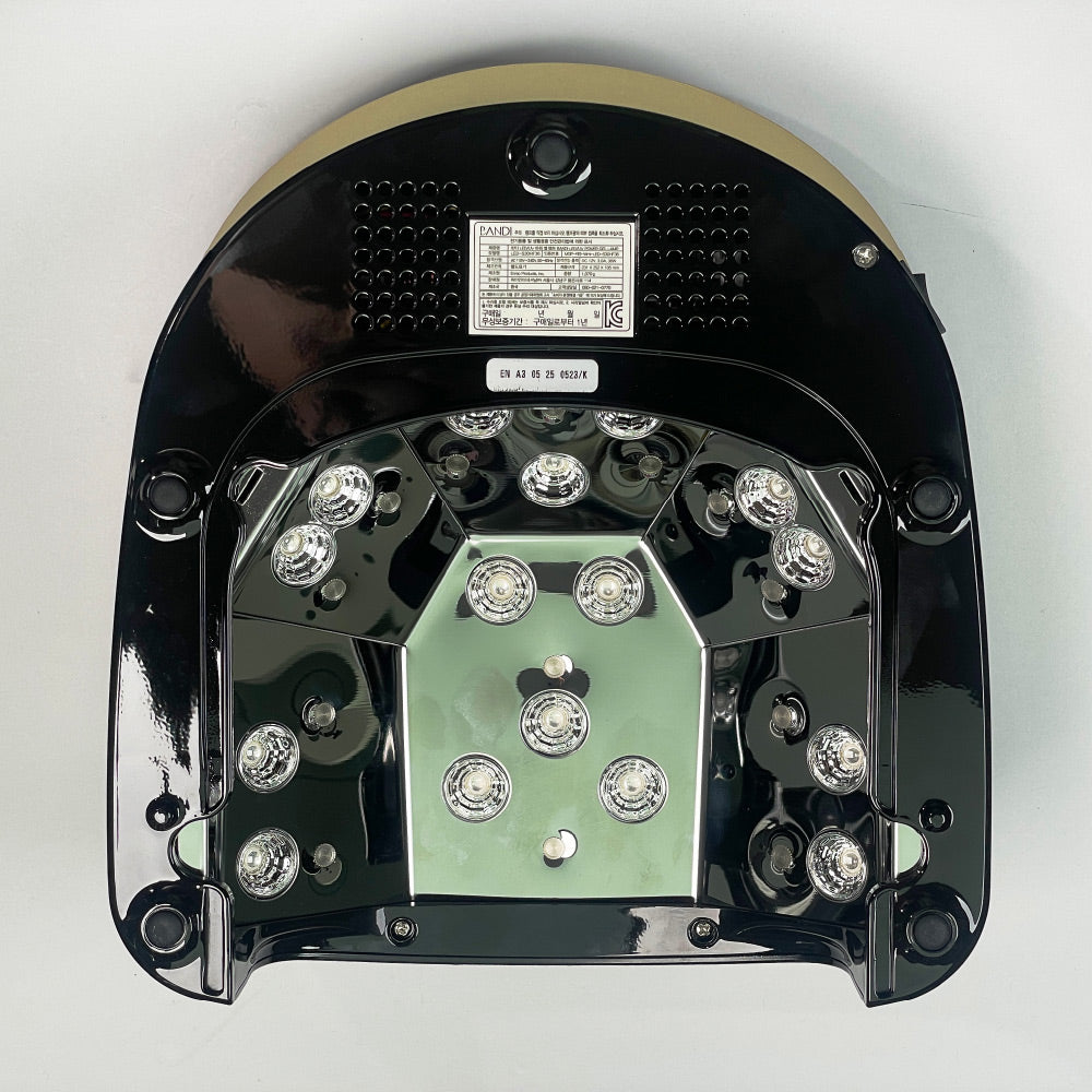 BANDI LED/UV POWER GEL LÁMPA (fekete/arany)