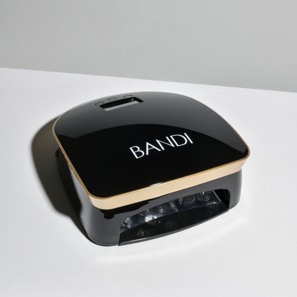 BANDI LED/UV POWER GEL LÁMPA (fekete/arany)