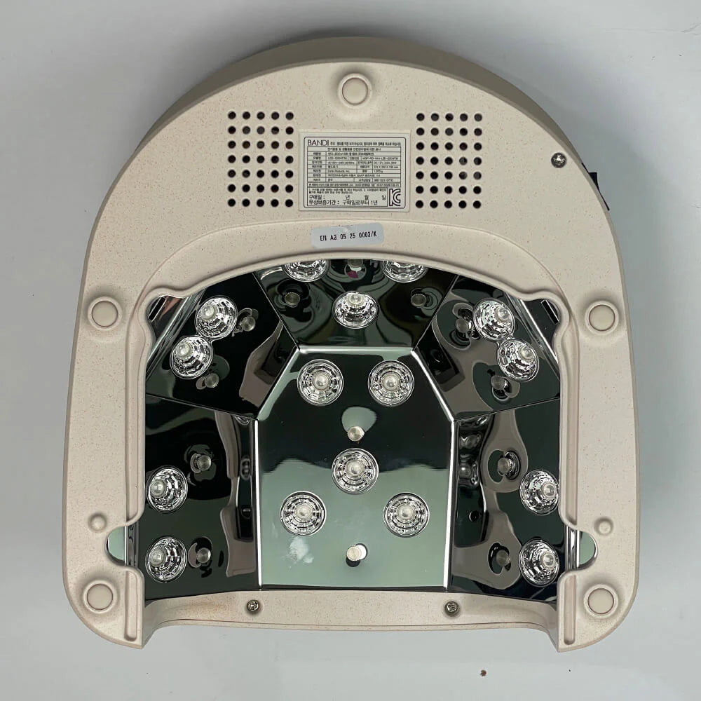 BANDI LED/UV POWER GEL LÁMPA (fehér/arany)